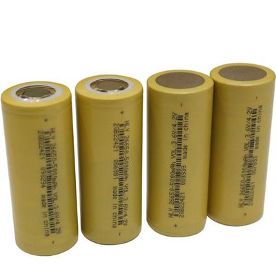 O FCC certificou Li Ion Battery Cell 26650 5000 MAh For Electric Scooters