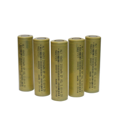 Lítio recarregável cilíndrico Ion Battery High Energy Density 3.6V 2000mAh do KC 18650