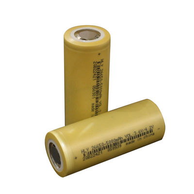 peso leve cilíndrico pequeno de 26650 células de bateria de 5000mAh 3.6V para a motocicleta elétrica