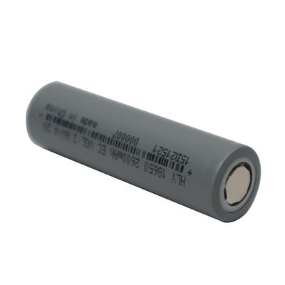 vida de ciclo de Ion Battery Cells Rechargeable Long do lítio de 2600mAh 3.6V 18650