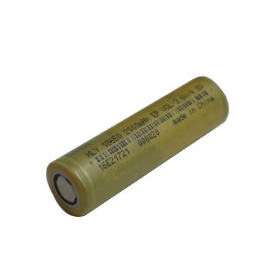 3.6V 2000mAh 18650 Li Ion Rechargeable Solar Battery Cell para produtos eletrónicos de consumo