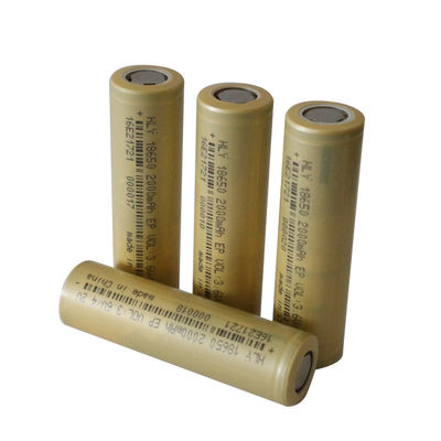 Lítio alto Ion Battery 2000mAh 3.6V de Rate Capability 18650 para veículos elétricos