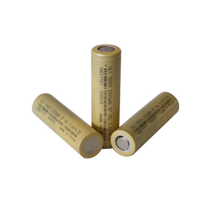 Pilha de bateria dos ciclos 2000mah 18650 do lítio 500 da taxa alta 3,6 V para ferramentas elétricas