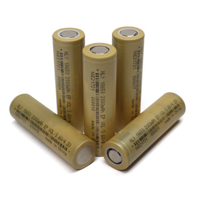 2000mah 18650 o lítio recarregável Ion Battery Cell 500 cronometra a taxa alta