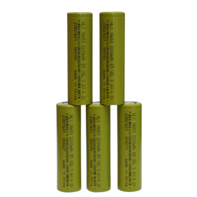 Bateria 2200mah 18650 cilíndrica recarregável de HLY para bicicletas elétricas