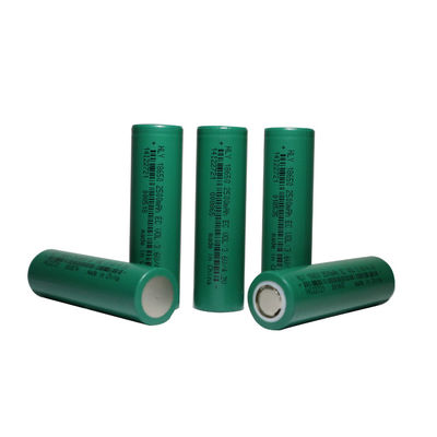 Células de bateria recarregáveis do lítio 2500mah 18650 para o armazenamento de energia