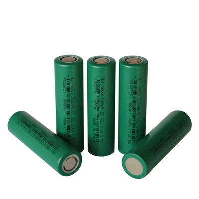 Células de bateria recarregáveis do lítio 2500mah 18650 para o armazenamento de energia