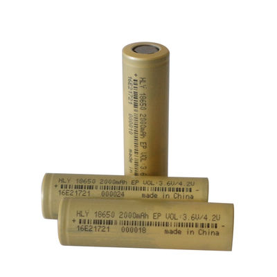 500 células de bateria 2000mah 18650 recarregáveis do poder superior das épocas para produtos eletrónicos de consumo
