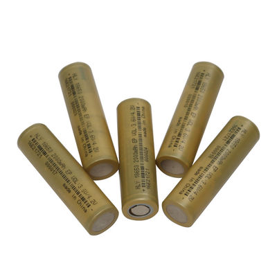 Rate Rechargeable Li Ion Battery alto cilíndrico 2000mAh 18650 RoHS para ferramentas elétricas