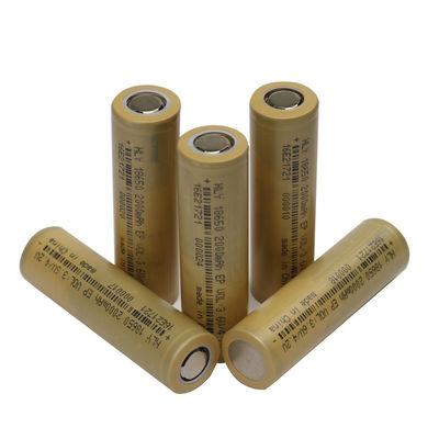 FCC cilíndrico da bateria recarregável da bateria 3,6 v 2000mah do íon 18650 do lítio