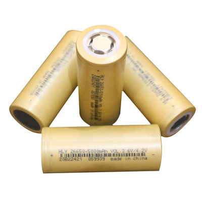 Lítio Li Ion Battery Cell recarregável 5000mAh 26650 3.6v do polímero