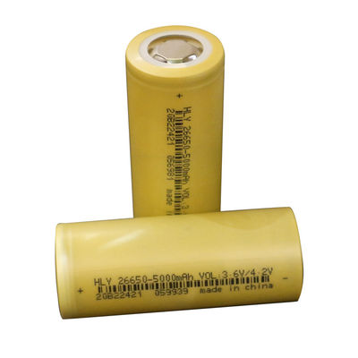 Lítio Li Ion Battery Cell recarregável 5000mAh 26650 3.6v do polímero