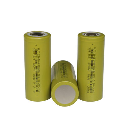 Pilha de bateria Lifepo4 cilíndrica 26650 4000mAh de LFP para o armazenamento de energia do agregado familiar