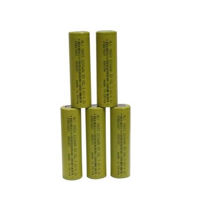 Bateria de lítio 2200mah alta da descarga 18650 para aparelhos eletrodomésticos