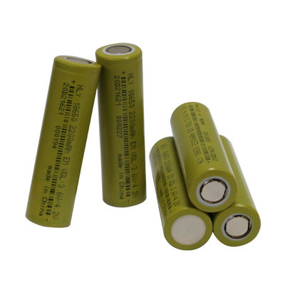 Bateria de lítio 2200mah alta da descarga 18650 para aparelhos eletrodomésticos