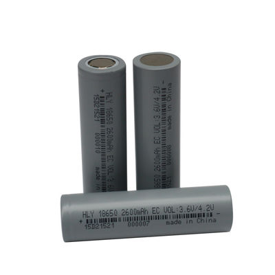 Lítio profundo 18650 do ciclo 3,7 bateria recarregável do volt 2600mah para &quot;trotinette&quot;s elétricos