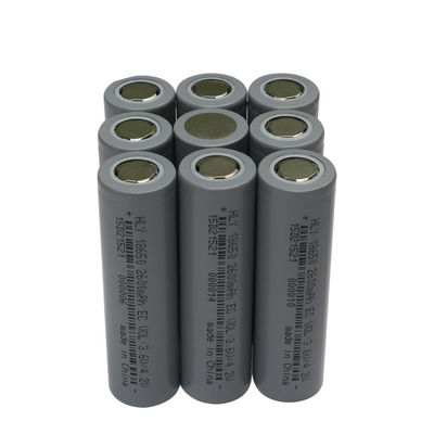 Pilha do poder superior baterias de Li Ion 2600mah 18650 de 3,6 volts para o armazenamento de energia
