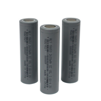 BIS recarregável da bateria 3.6V de Ion Battery Cell 2600mah 18650 do lítio de HLY