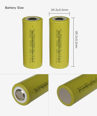 Bateria de lítio recarregável de 3,6 volts da bateria de lítio 26650 de HLY 3C 4000mAh NCM