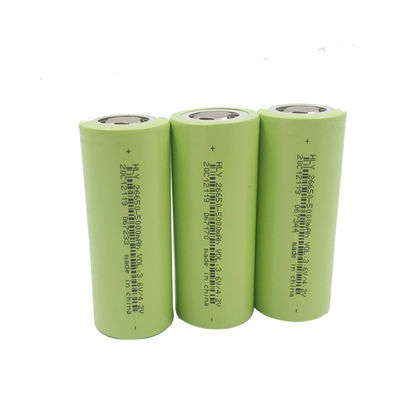 3.6V bateria 5000mah da taxa alta NMC Li Ion 26650 para aparelhos eletrodomésticos