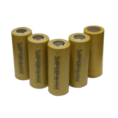 Células de bateria cilíndricas do lítio profundo do ciclo NMC 1500 vezes 26650 Rate Power alto