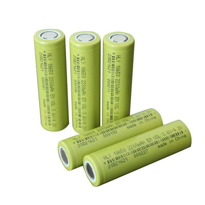 Células de bateria 2200mah 18650 3.6V recarregáveis da proteção alta para EV
