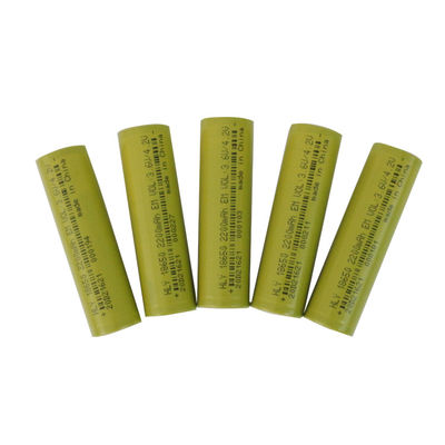 lítio alto cilíndrico Ion Rechargeable Battery Cell 2200mah 18650 da segurança 3.6V