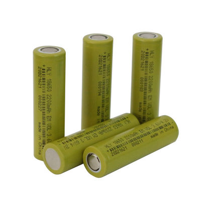 lítio alto cilíndrico Ion Rechargeable Battery Cell 2200mah 18650 da segurança 3.6V