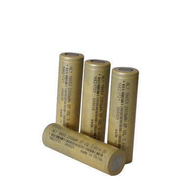 Lítio brilhante cilíndrico Ion Battery Cells da lanterna elétrica do poder móvel 18650 2000mAh