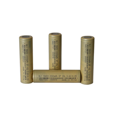 Lítio brilhante cilíndrico Ion Battery Cells da lanterna elétrica do poder móvel 18650 2000mAh