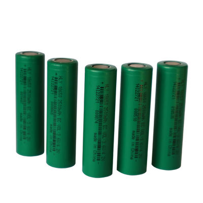 a bateria de 3.6V 2500mah Li Ion 18650 embala pilhas cilíndricas vida de ciclo longa de 500 vezes
