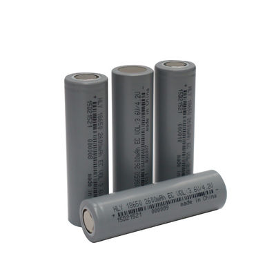 Bateria cilíndrica de Li Ion 2600mah 18650 do poder superior recarregável