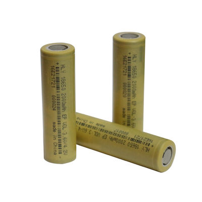 Lítio alto Ion Battery 2000mAh 3.6V de Rate Capability 18650 para veículos elétricos