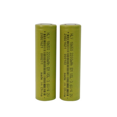 Bateria solar recarregável de EN62133 18650 3.6V 2200mAh para a lanterna elétrica conduzida
