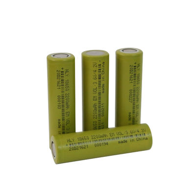 Baterias recarregáveis das baterias leves solares de NCM 3,6 v Li Ion Cell 2200mAh