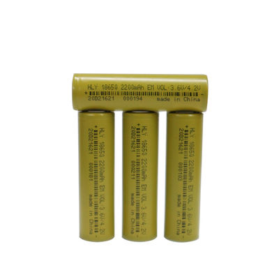 Bateria de lítio 2200mah alta da descarga 18650 para aparelhos eletrodomésticos