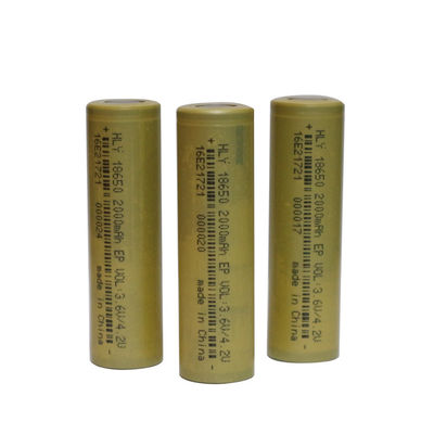 Lítio Ion Battery 3.6V 2000mAh da densidade de alta energia 18650 para ferramentas de jardim