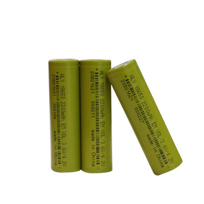 Lítio 2200mAh Ion Battery High Discharge Rate recarregável do FCC 18650