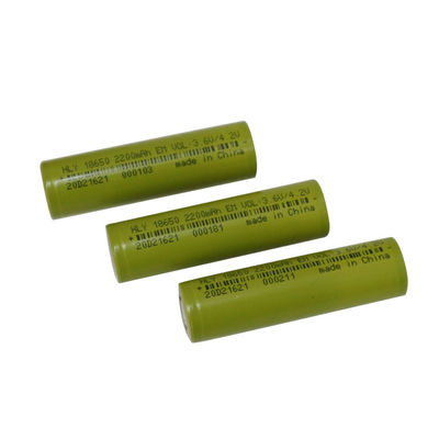 Lítio 2200mAh Ion Battery High Discharge Rate recarregável do FCC 18650