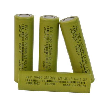 500 dá um ciclo 18650 a taxa alta da pilha recarregável da bateria de lítio 2200mah 3,7 V